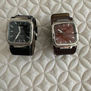 Aldo Oversized watches - brown and black